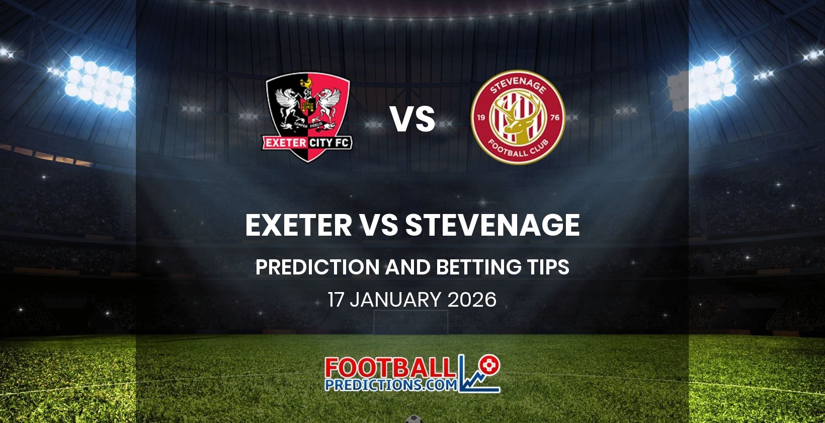 Exeter vs Stevenage Prediction and Betting Tips 17 January 2026