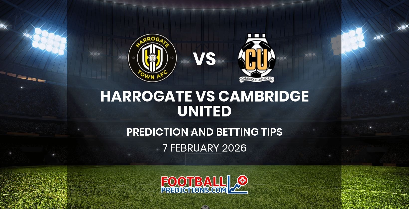 Harrogate vs Cambridge United Prediction and Betting Tips 7 February 2026