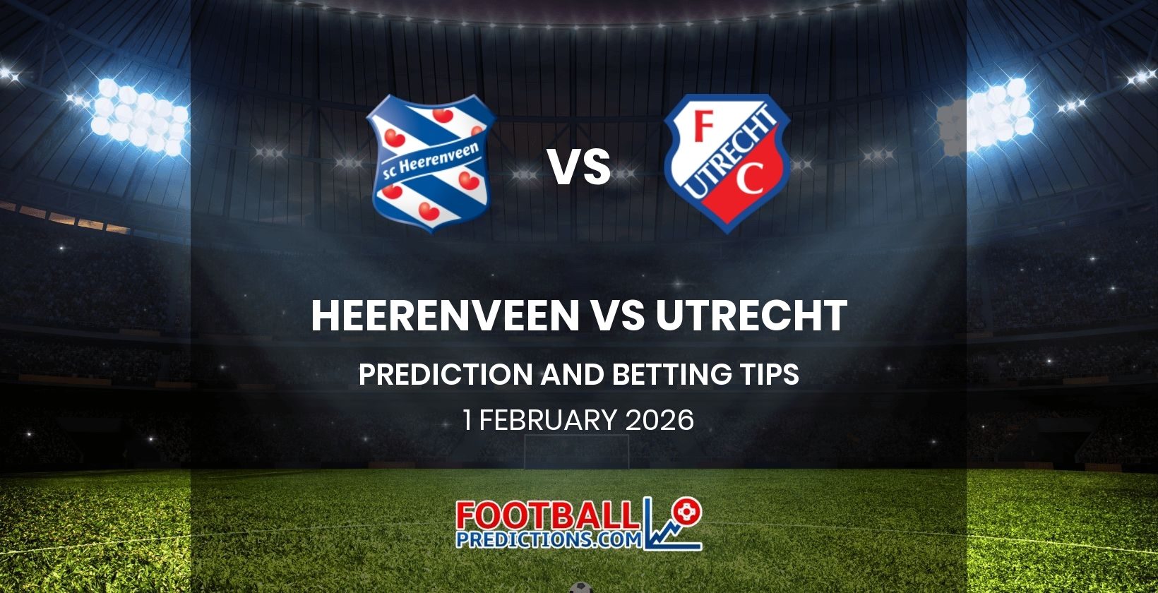 Heerenveen vs Utrecht Prediction and Betting Tips 1 February 2026