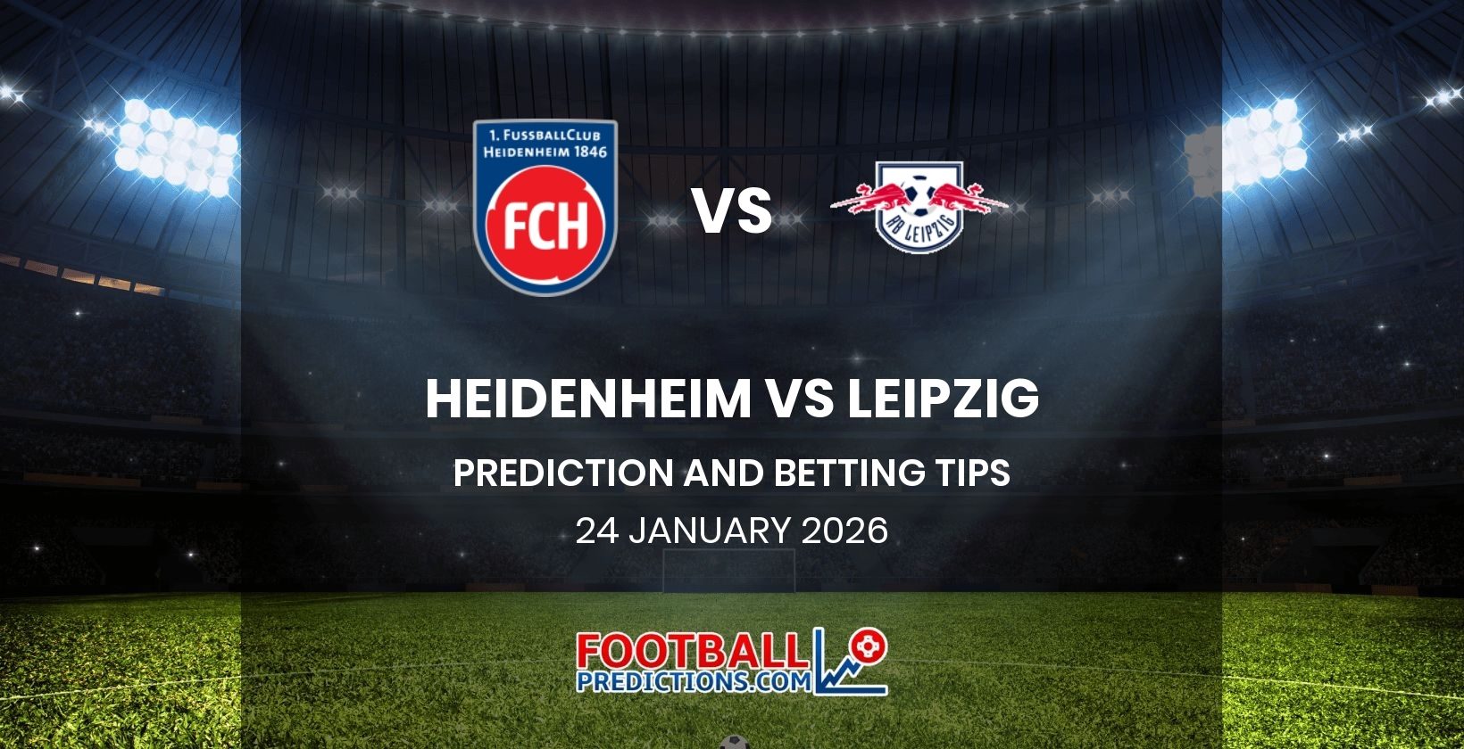 Heidenheim vs Leipzig Prediction and Betting Tips 24 January 2026