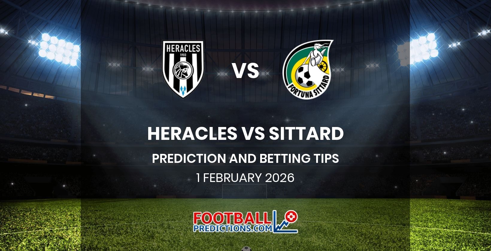 Heracles vs Sittard Prediction and Betting Tips 1 February 2026