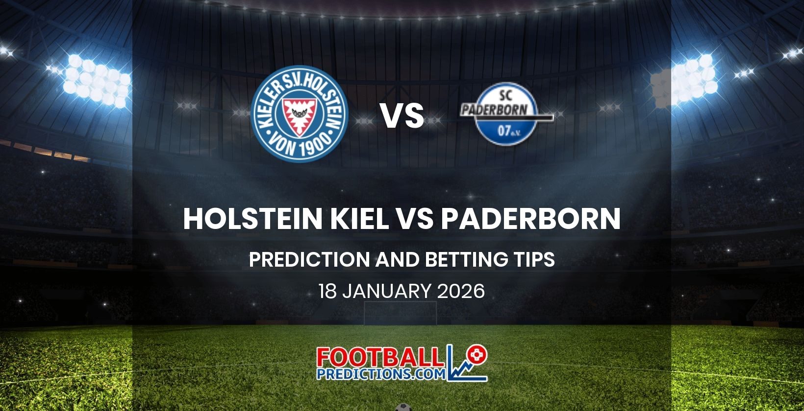 Holstein Kiel vs Paderborn Prediction and Betting Tips 18 January 2026