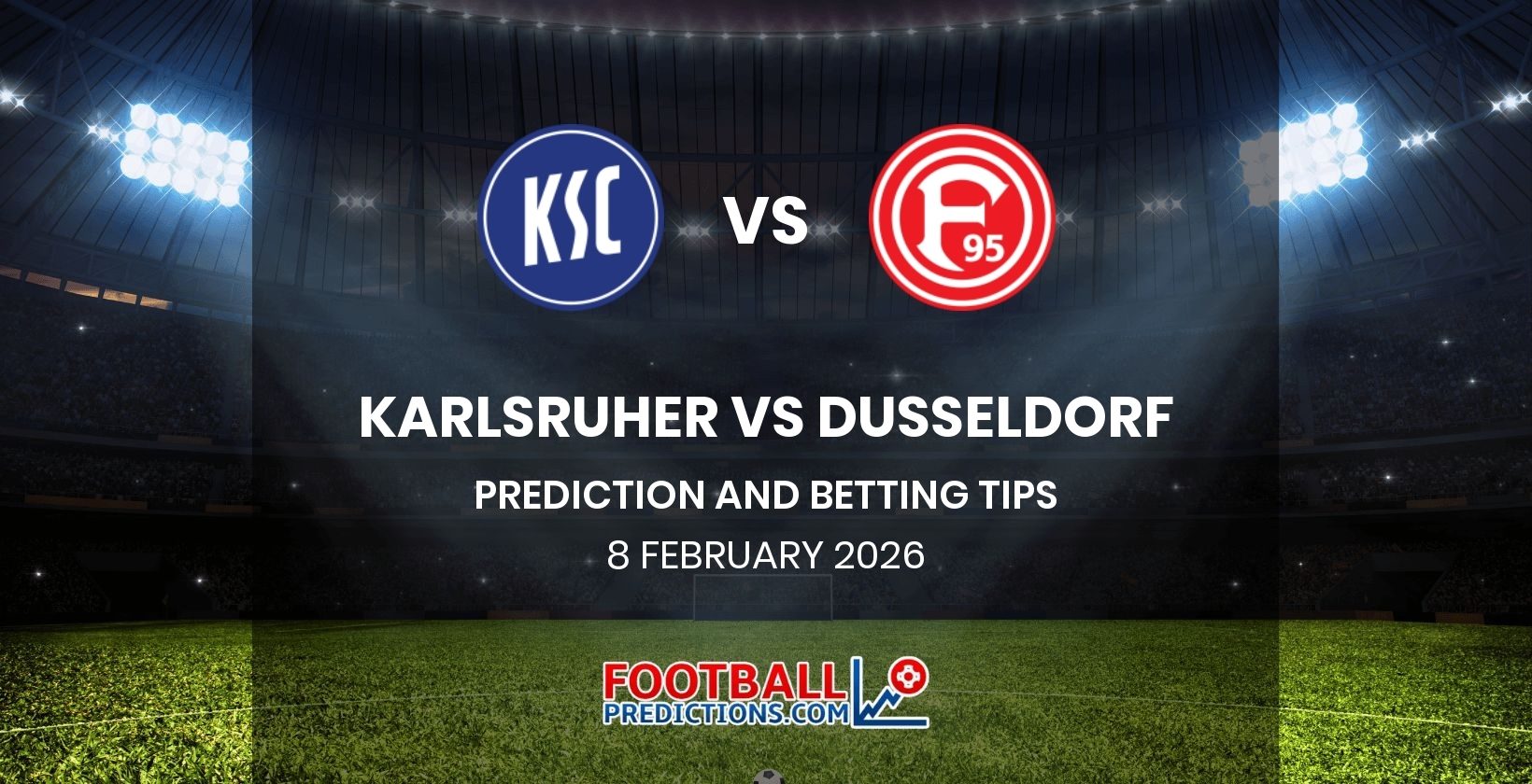 Karlsruher vs Dusseldorf Prediction and Betting Tips 8 February 2026