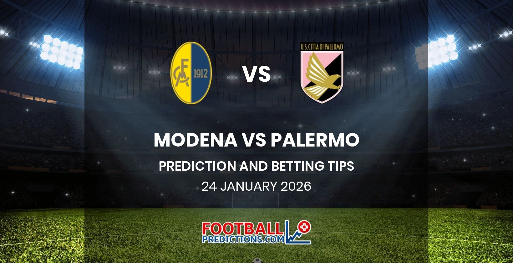 Modena vs Palermo Prediction and Betting Tips 24 January 2026