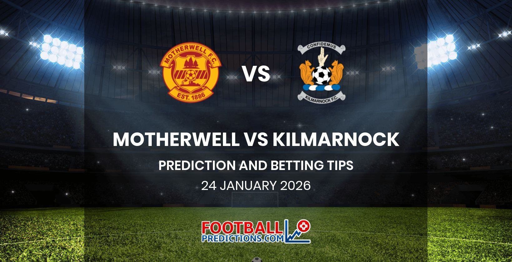 Motherwell vs Kilmarnock Prediction and Betting Tips 24 January 2026