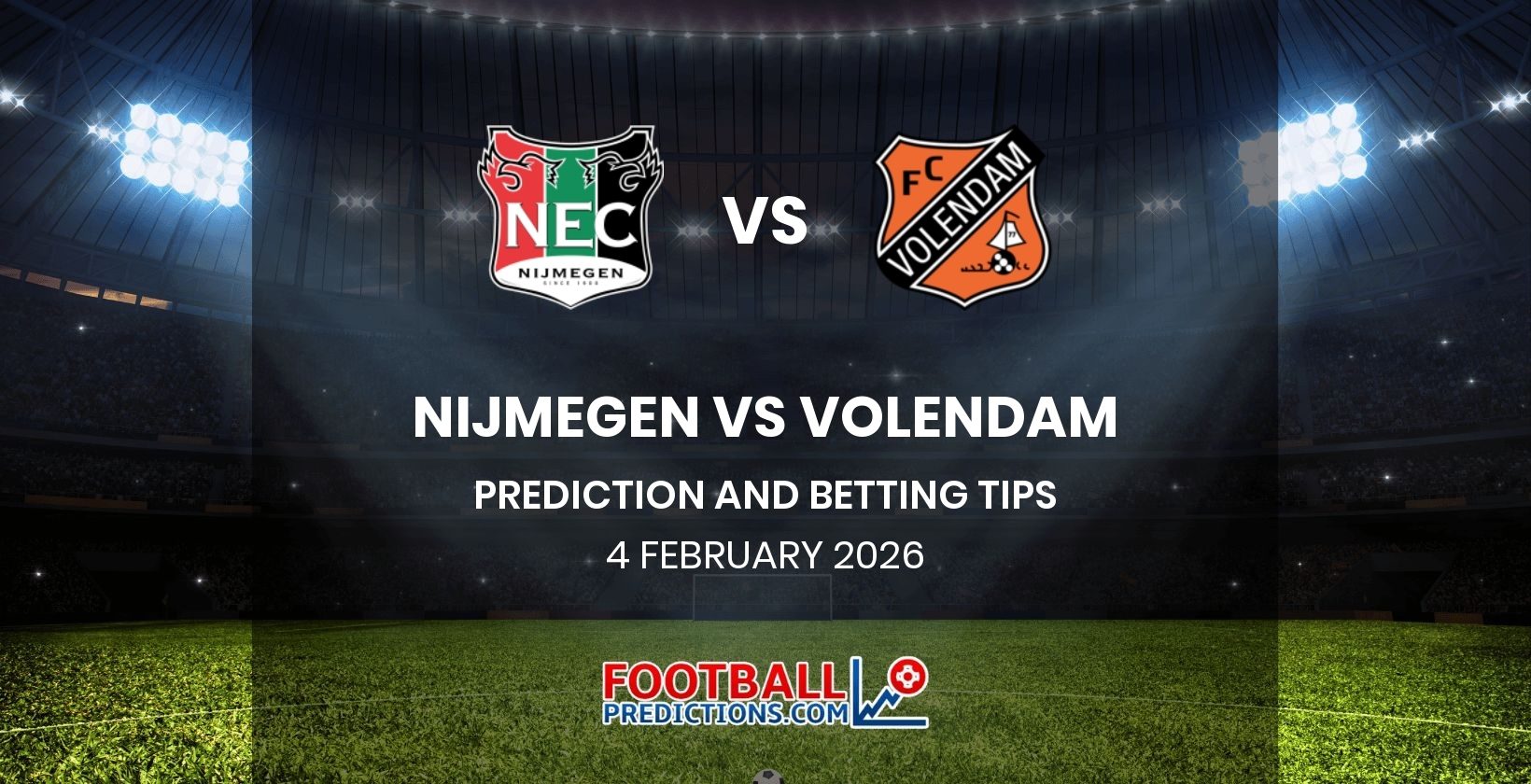 Nijmegen vs Volendam Prediction and Betting Tips 4 February 2026