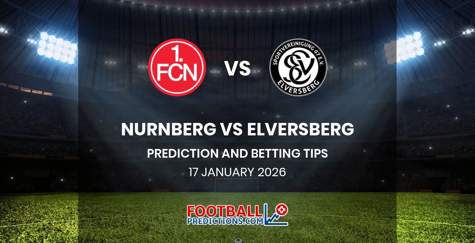 Nurnberg vs Elversberg Prediction and Betting Tips 17 January 2026