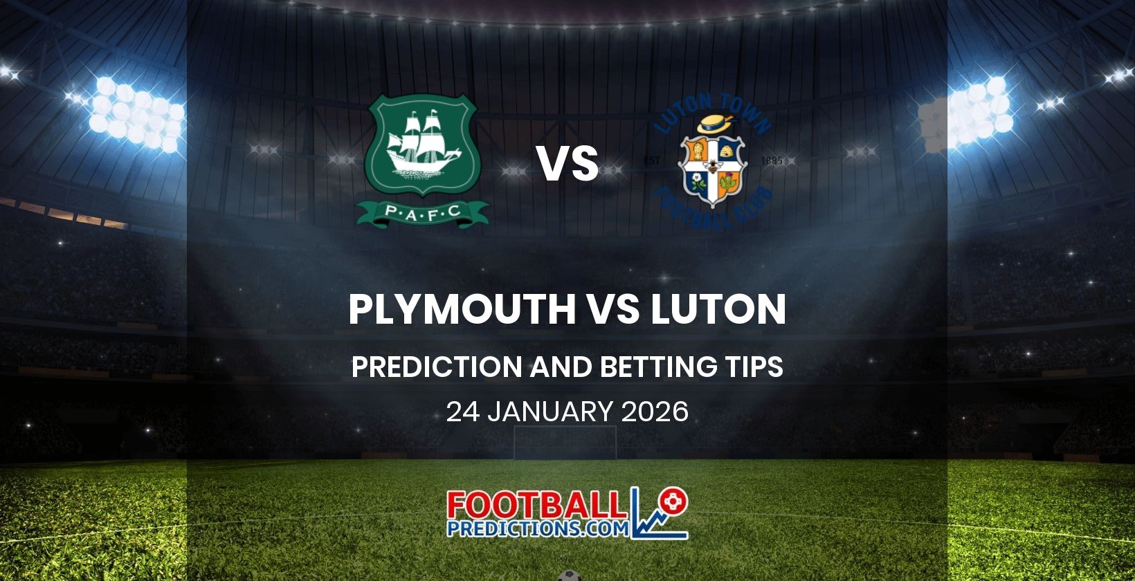 Plymouth vs Luton Prediction and Betting Tips 24 January 2026