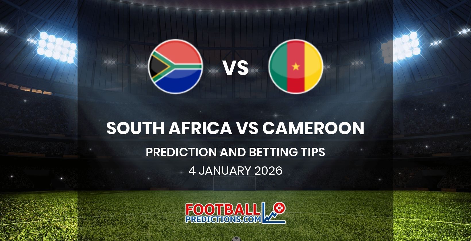 South Africa vs Cameroon Prediction and Betting Tips 4 January 2026