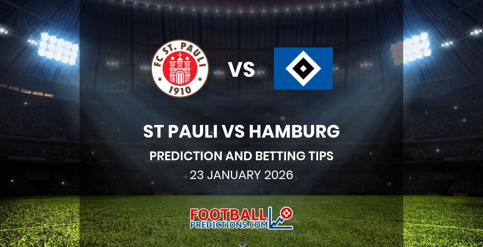 St Pauli vs Hamburg Prediction and Betting Tips 23 January 2026