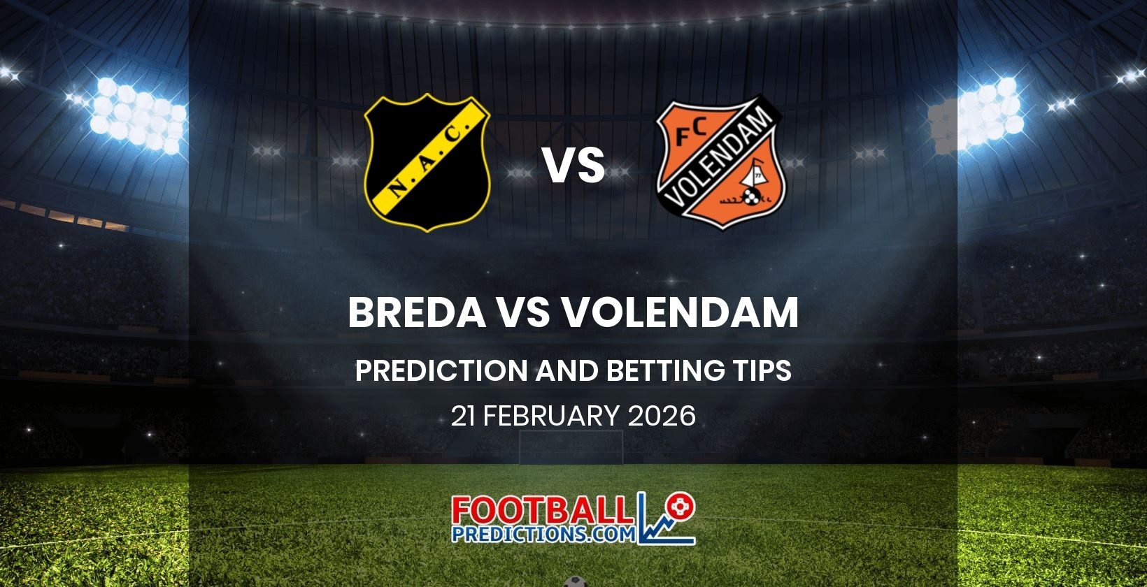 Breda vs Volendam Prediction and Betting Tips 21 February 2026