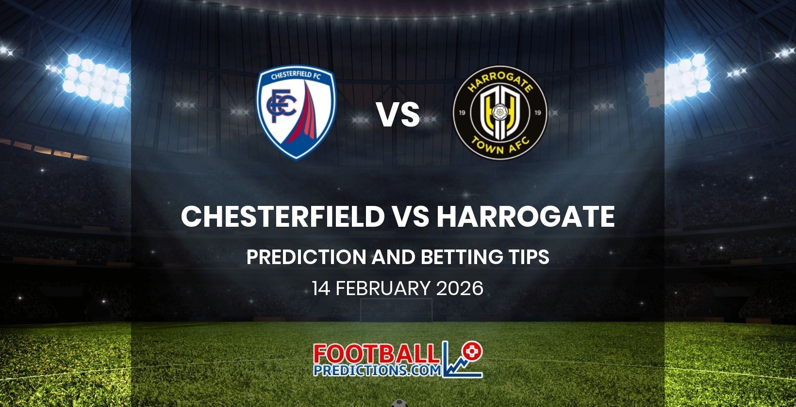 Chesterfield vs Harrogate Prediction and Betting Tips 14 February 2026