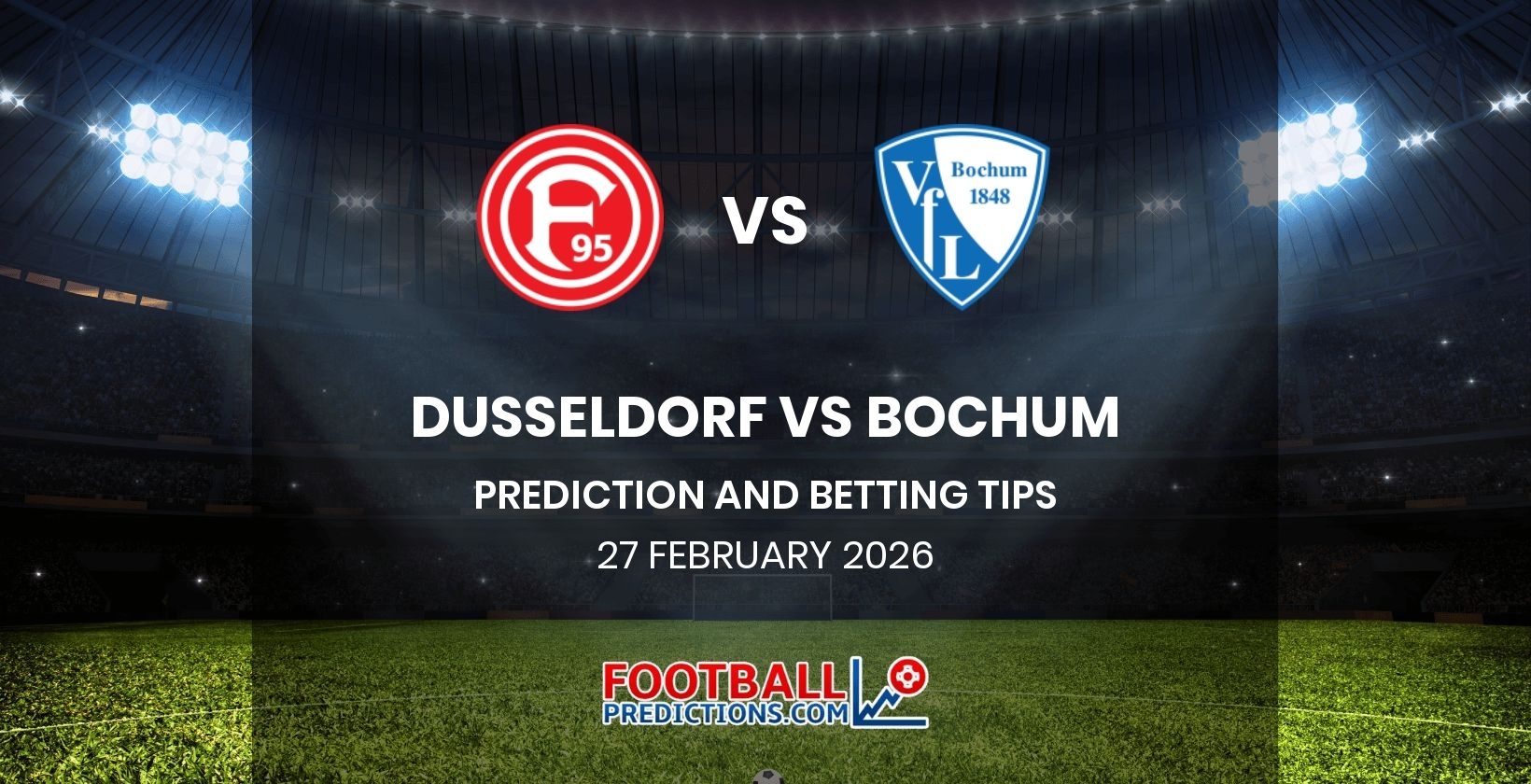 Dusseldorf vs Bochum Prediction and Betting Tips 27 February 2026