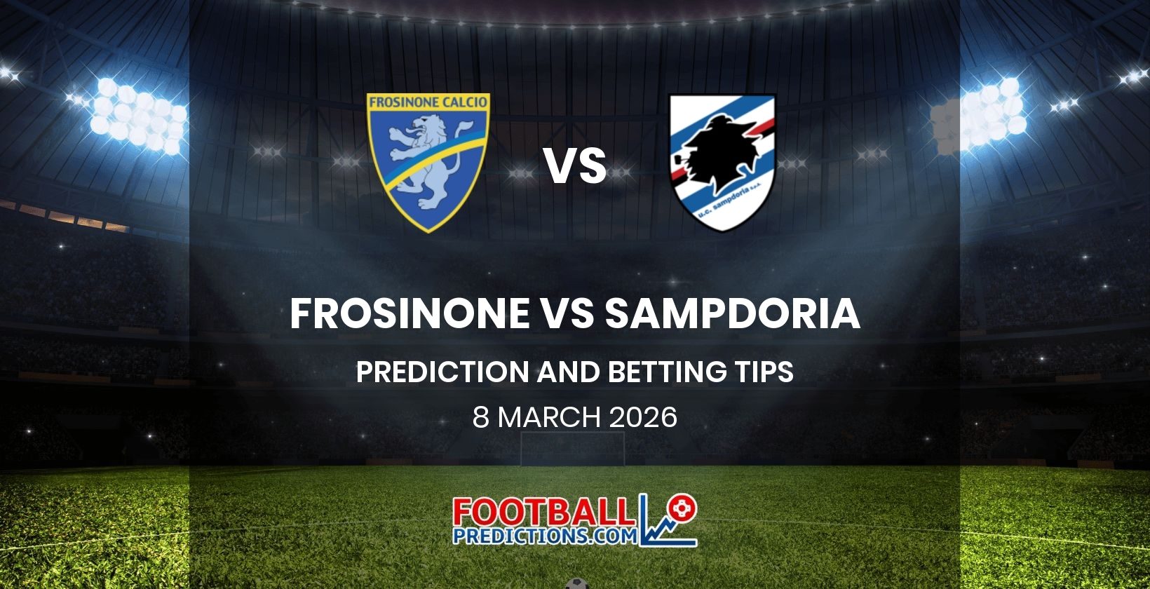 Frosinone vs Sampdoria Prediction and Betting Tips 8 March 2026