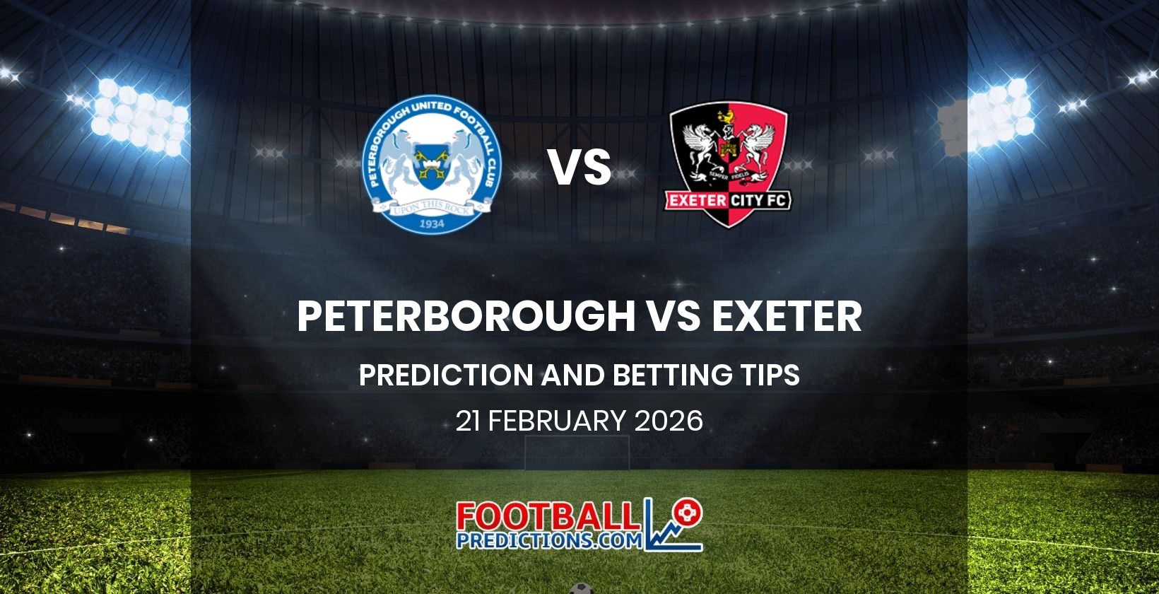 Peterborough vs Exeter Prediction and Betting Tips 21 February 2026