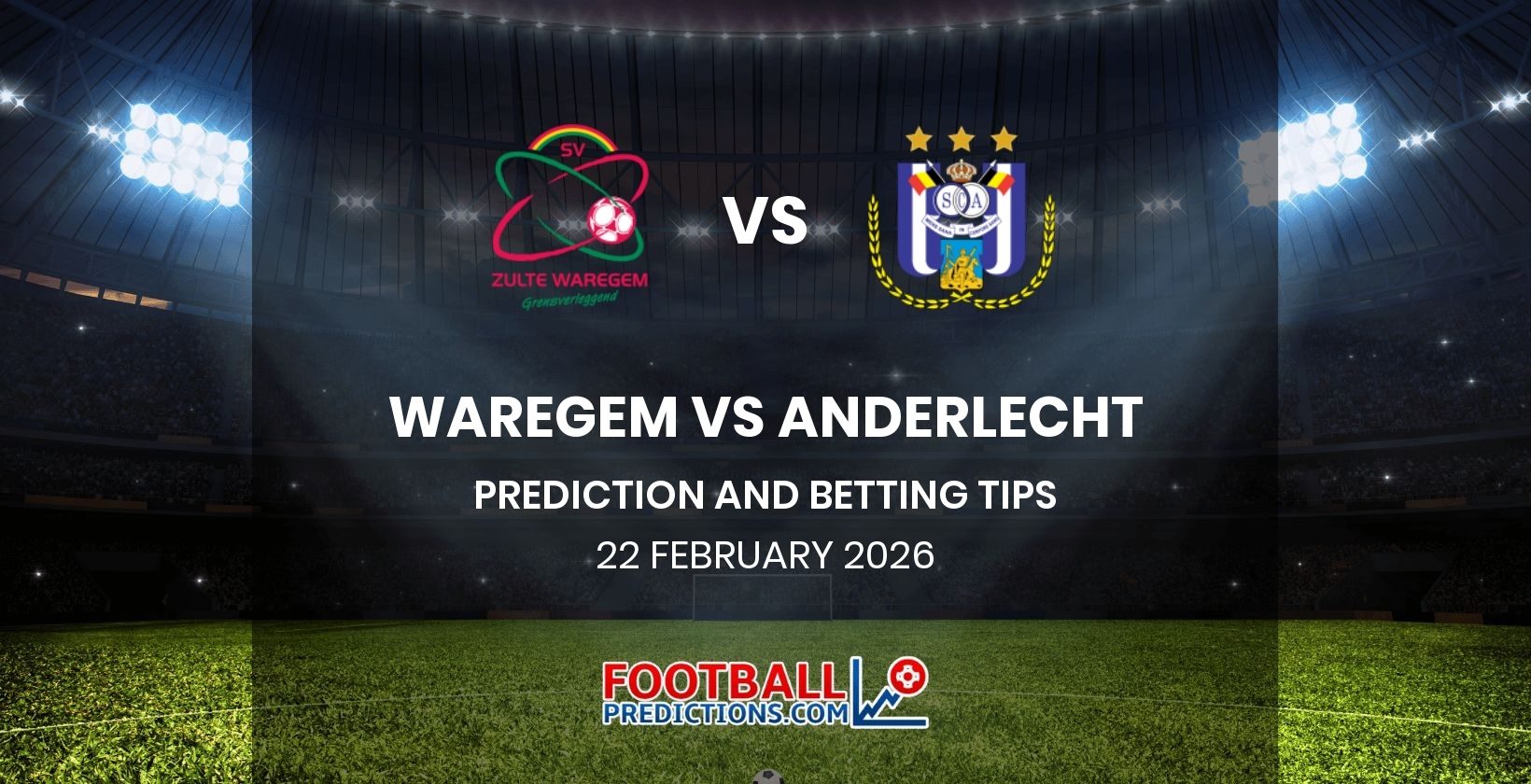 Waregem vs Anderlecht Prediction and Betting Tips 22 February 2026