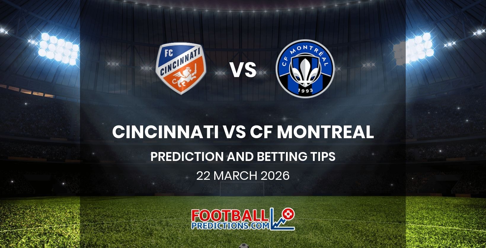 Cincinnati vs FC Montreal Prediction and Betting Tips 22 March 2026