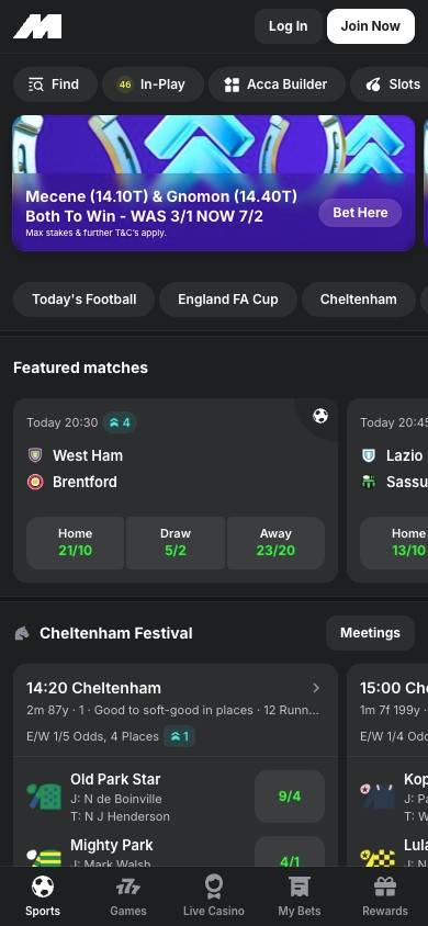 Midnite User Experience screenshot