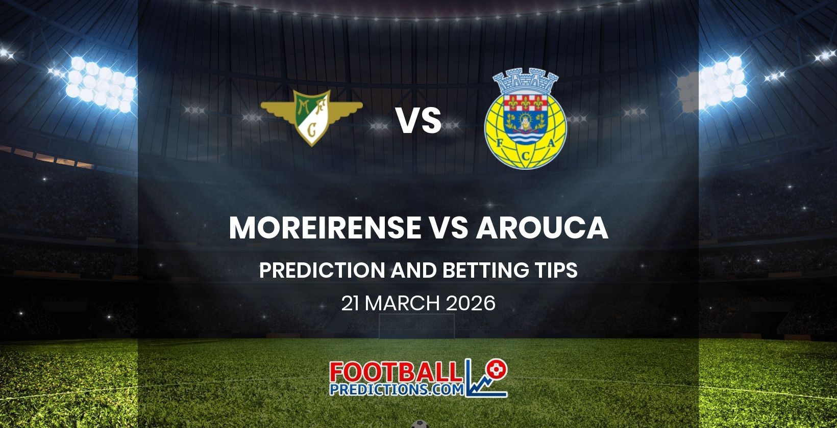 Moreirense vs Arouca Prediction and Betting Tips 21 March 2026