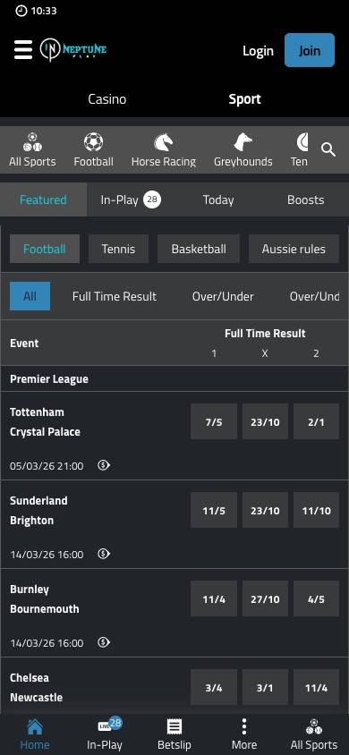 Neptune Play User Experience screenshot