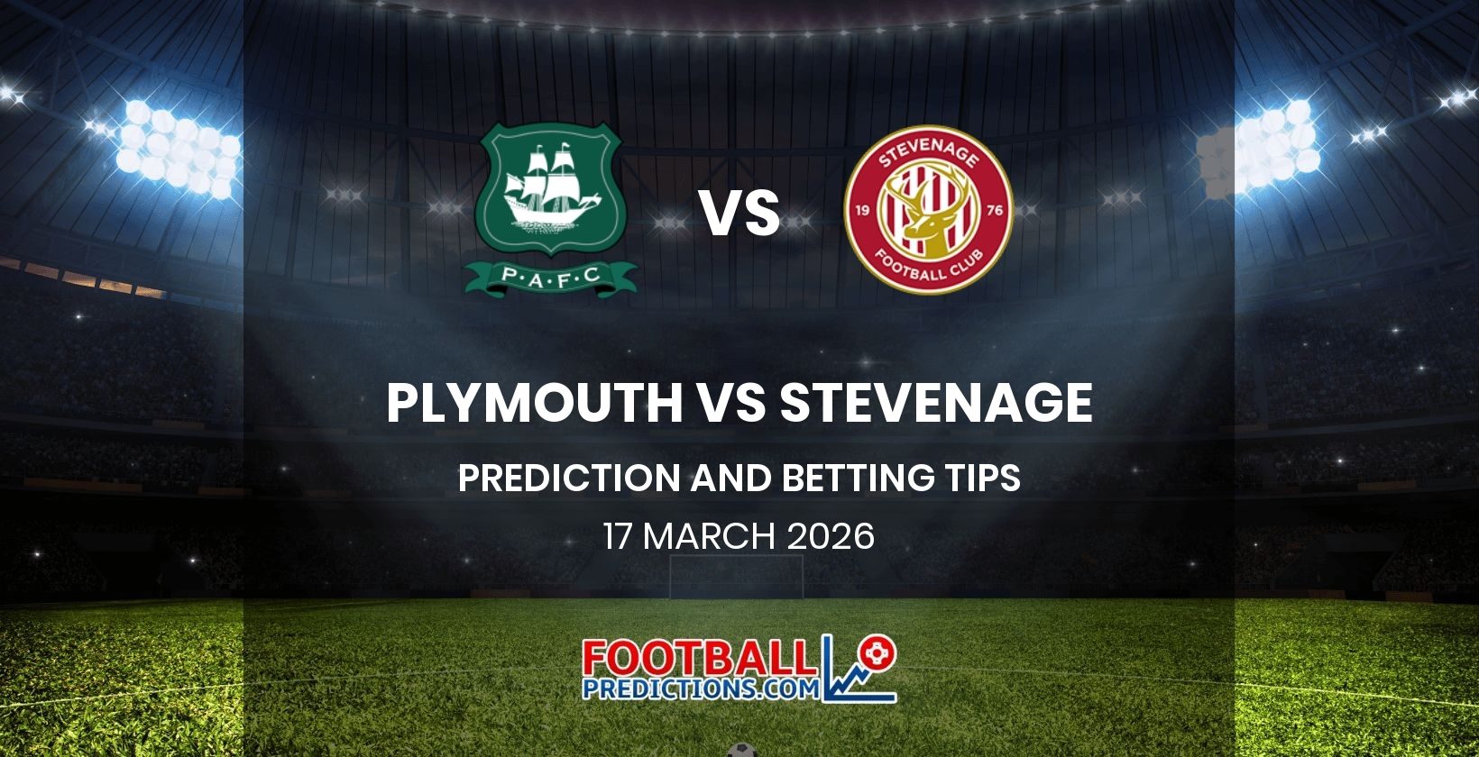Plymouth vs Stevenage Prediction and Betting Tips 17 March 2026