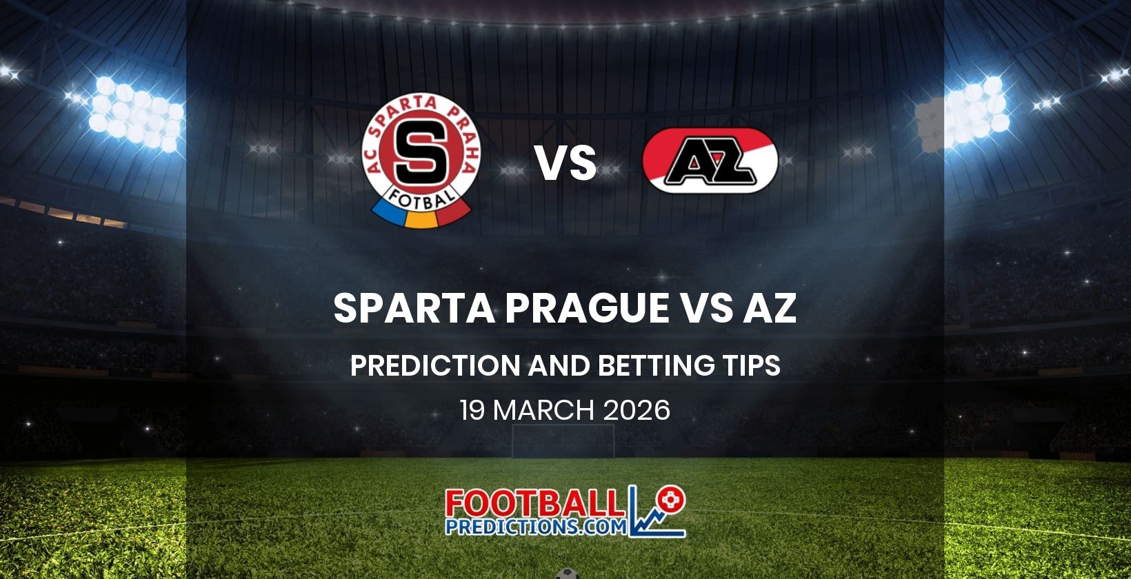 Sparta Prague vs AZ Prediction and Betting Tips 19 March 2026