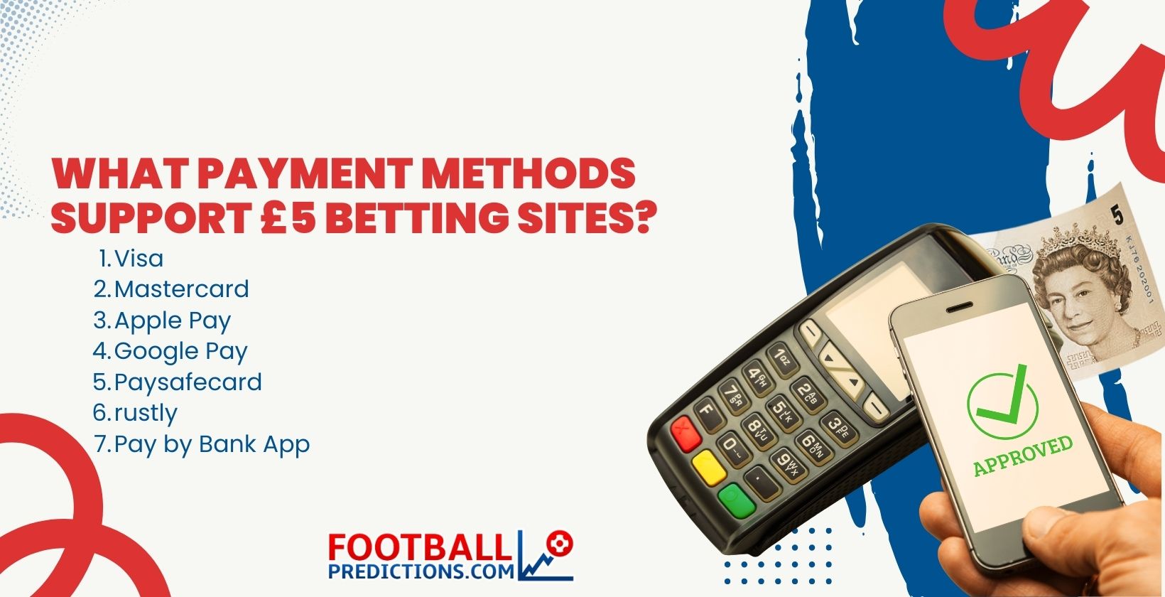 what payment methods support 5 betting sites
