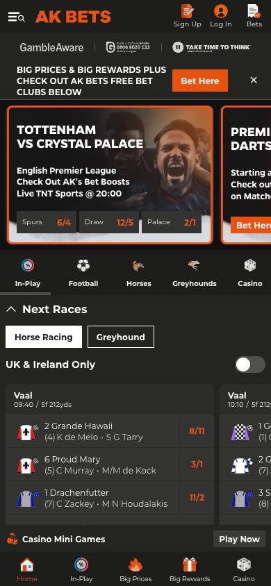 AK Bets User Experience screenshot