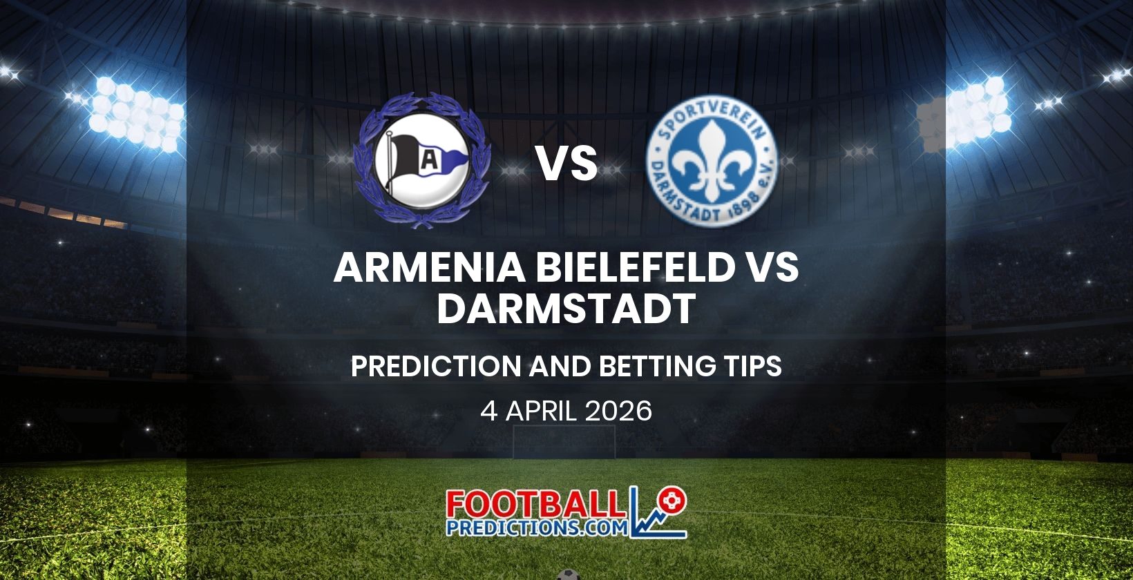 Armenia Bielefeld vs Darmstadt Prediction and Betting Tips 4 April 2026