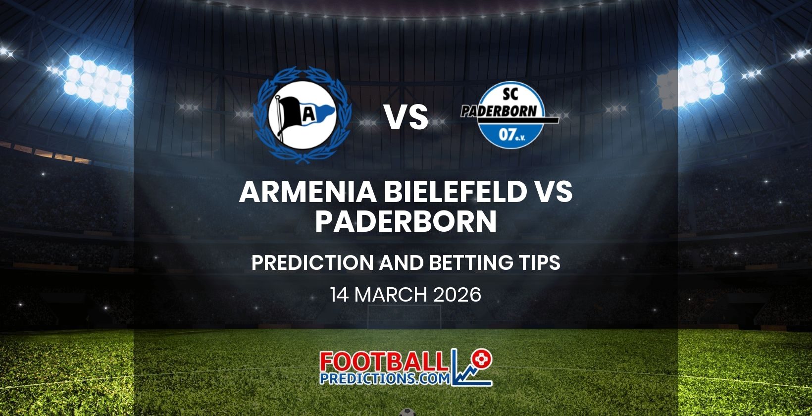 Armenia Bielefeld vs Paderborn Prediction and Betting Tips 14 March 2026