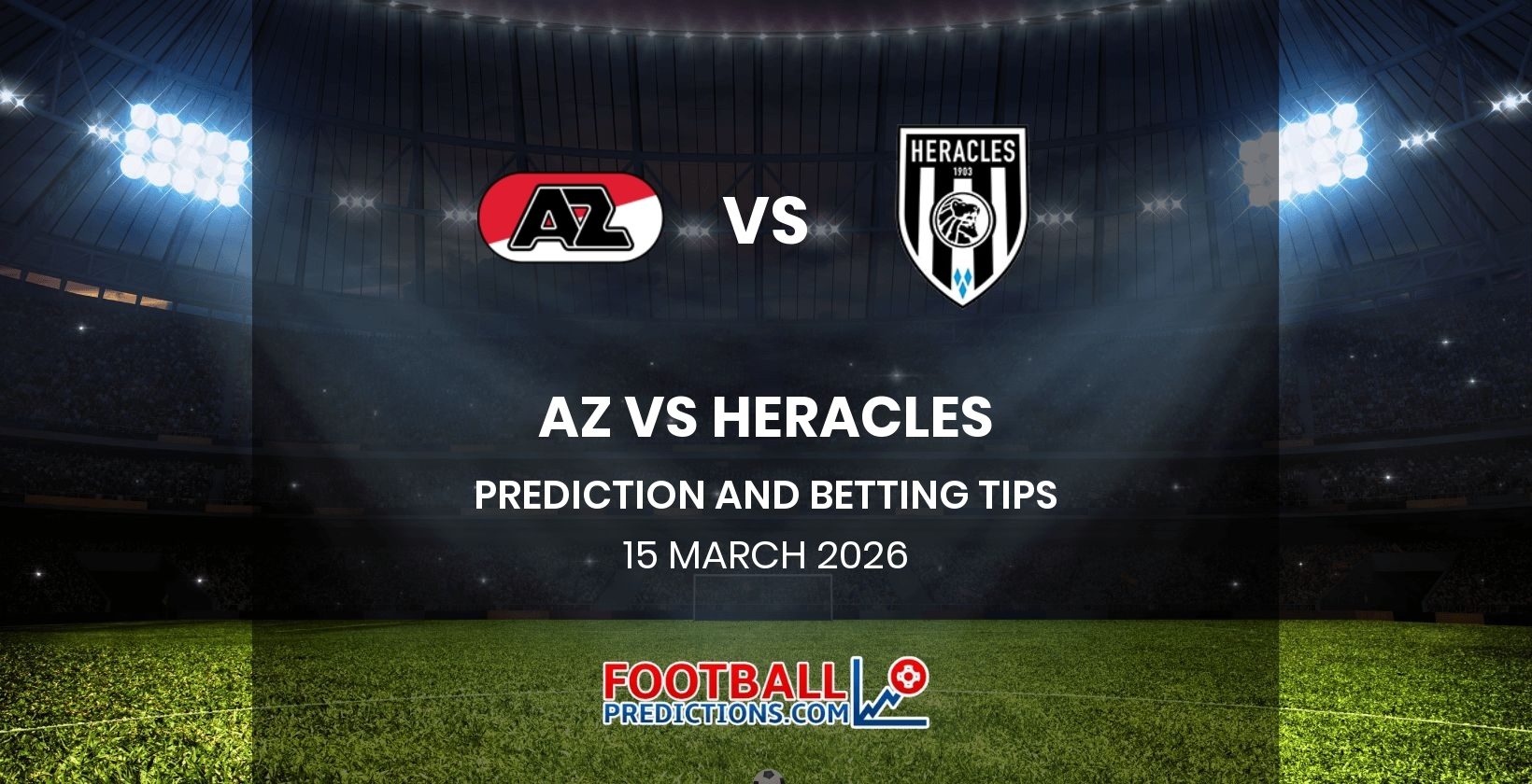 AZ vs Heracles Prediction and Betting Tips 15 March 2026