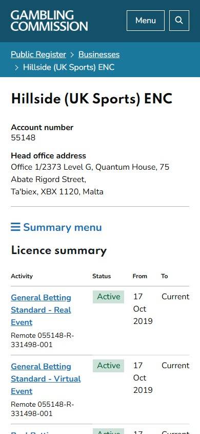 bet365 Responsible Gambling Management screenshot