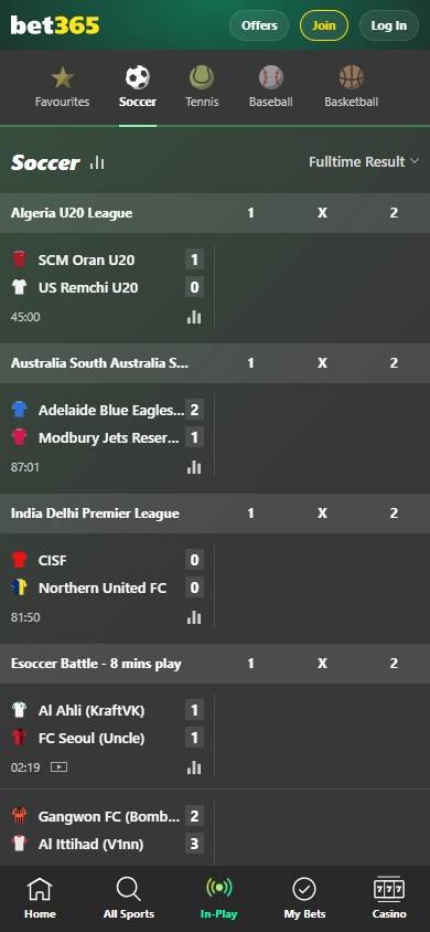 bet365 live in-play betting