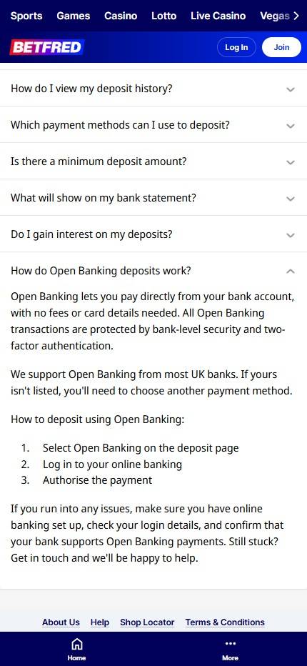 Betfred bank transfer betting site