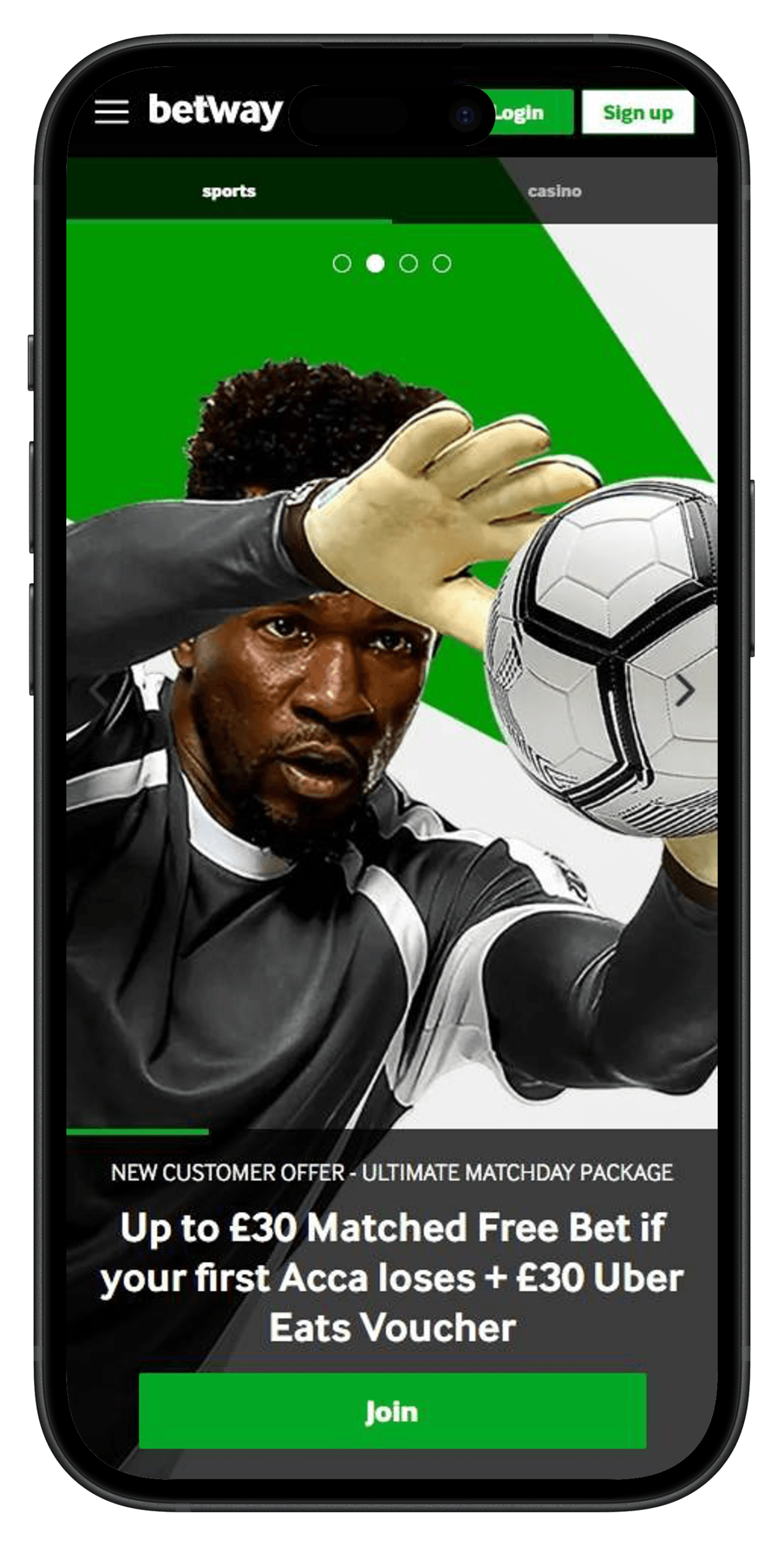 screenshot of betvictor betting site in uk