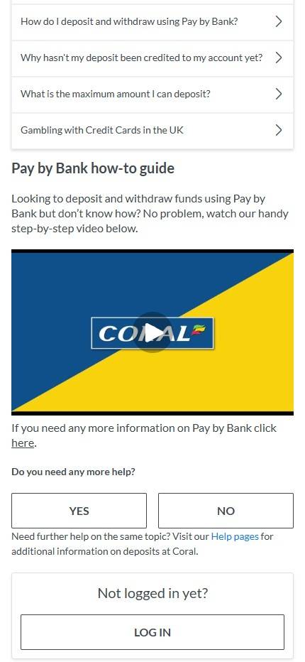 Coral bank transfer betting site