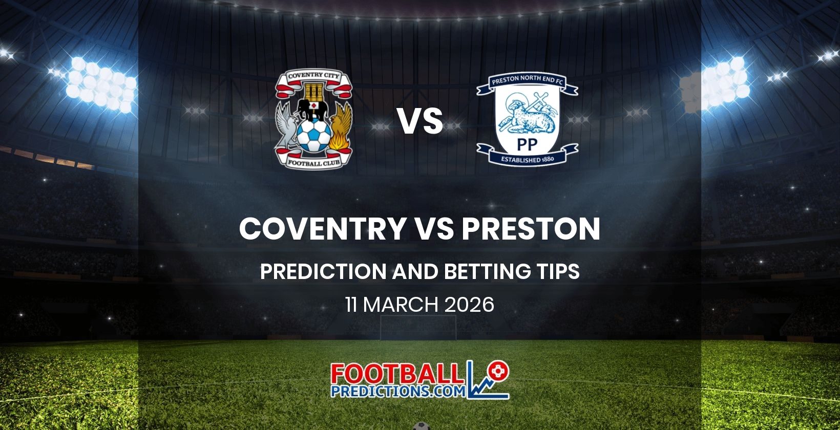 Coventry vs Preston Prediction and Betting Tips 11 March 2026
