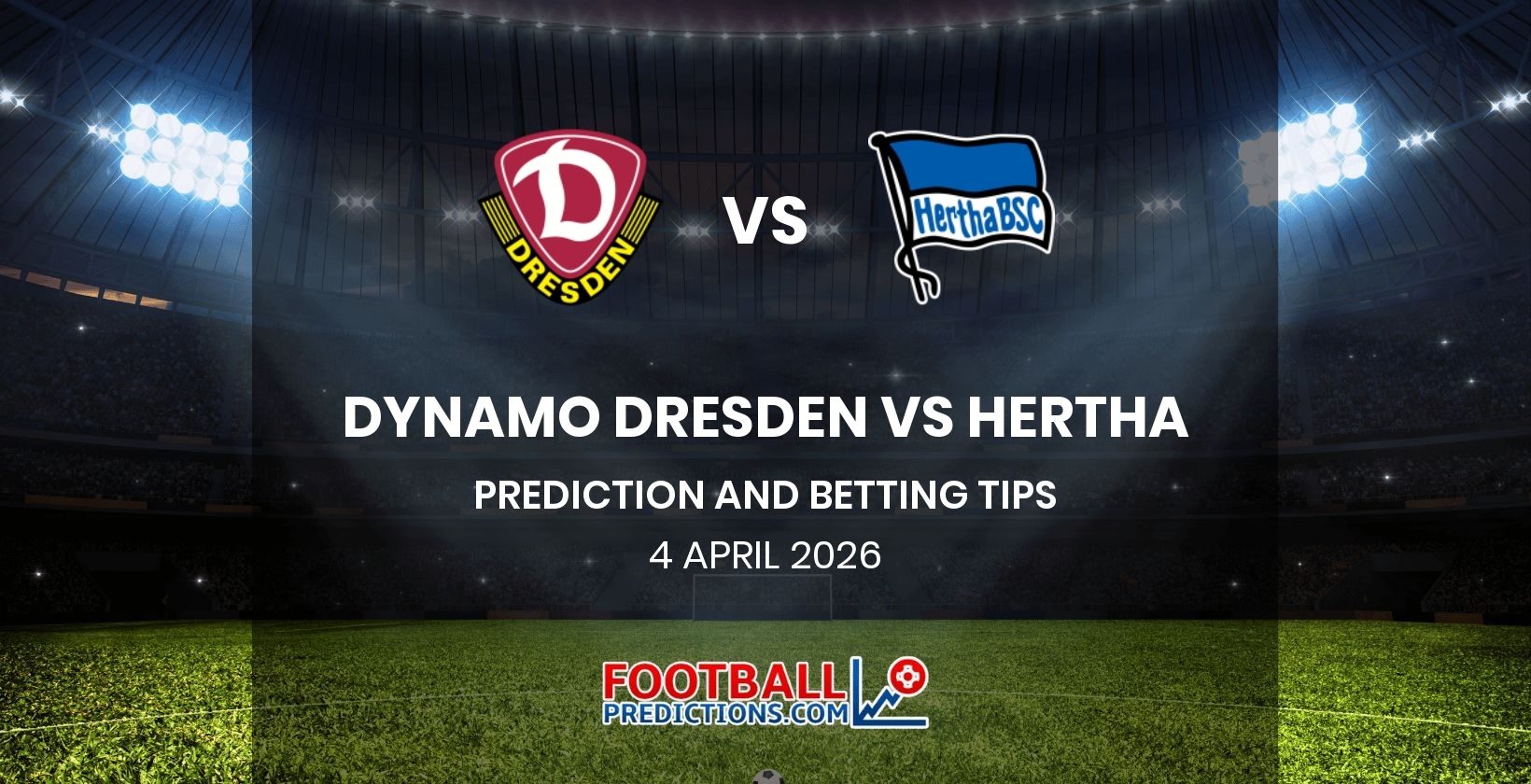 Dynamo Dresden vs Hertha Prediction and Betting Tips 4 April 2026