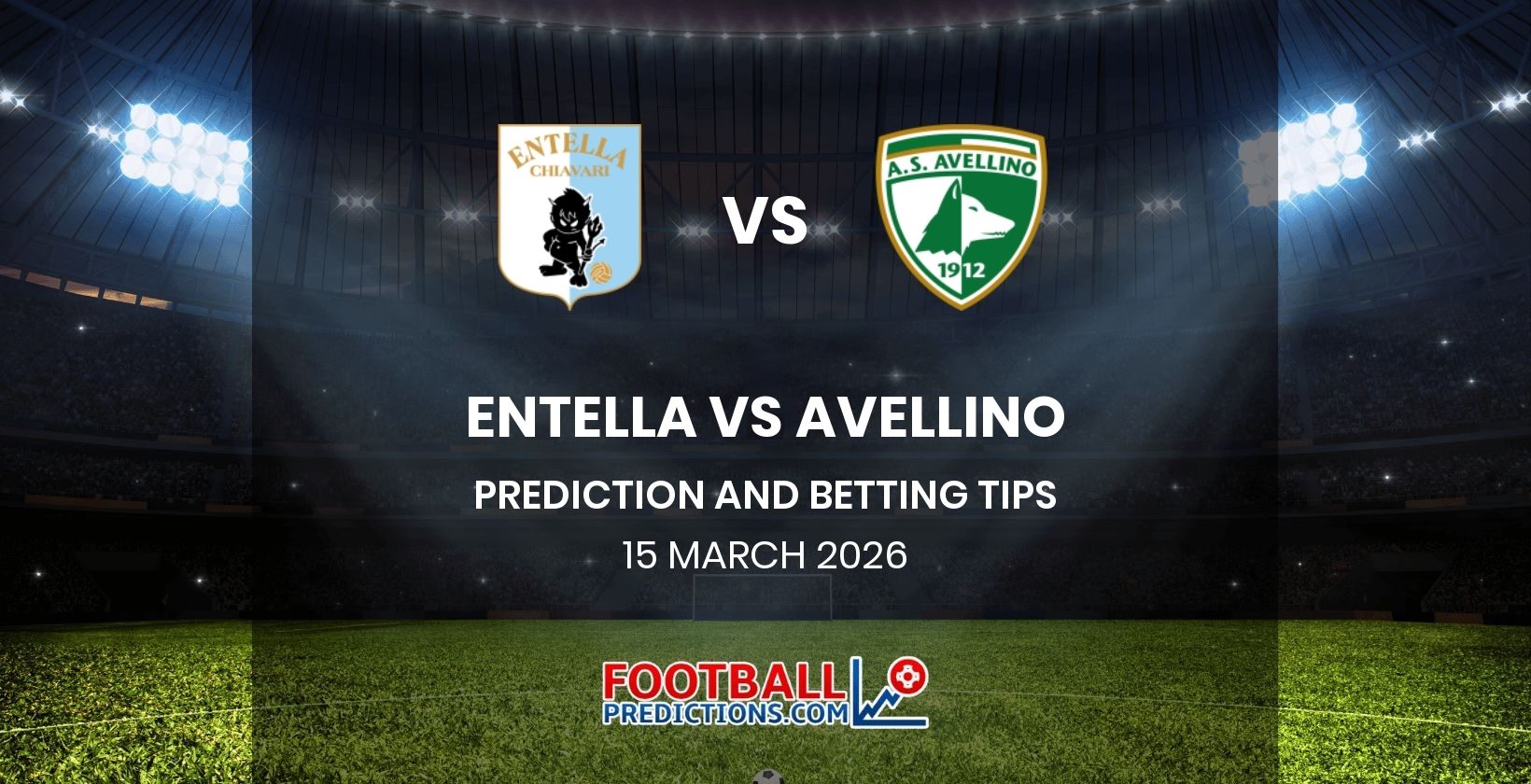 Entella vs Avellino Prediction and Betting Tips 15 March 2026