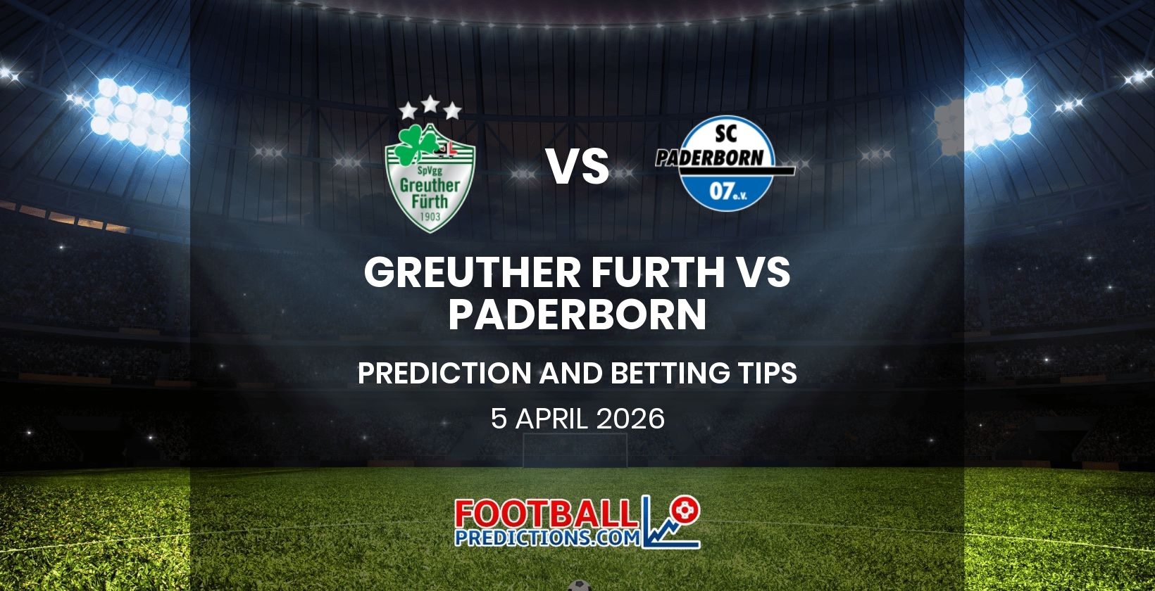 Greuther Furth vs Paderborn Prediction and Betting Tips 5 April 2026