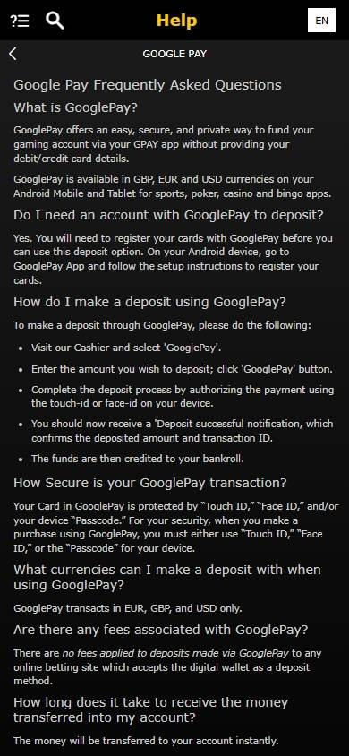 Bwin google pay betting site uk