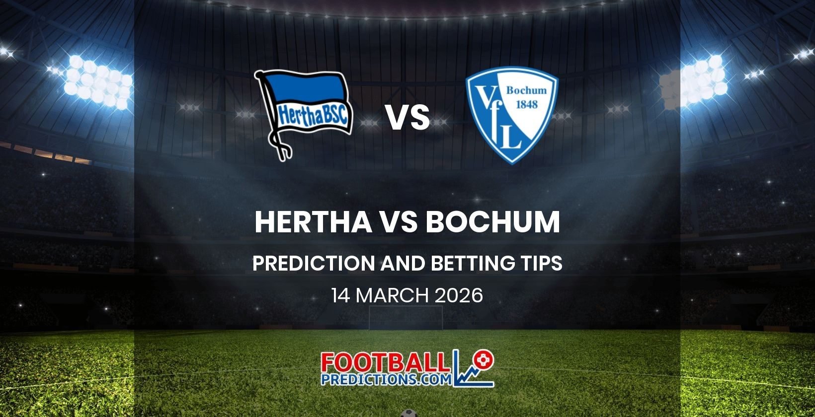 Hertha vs Bochum Prediction and Betting Tips 14 March 2026