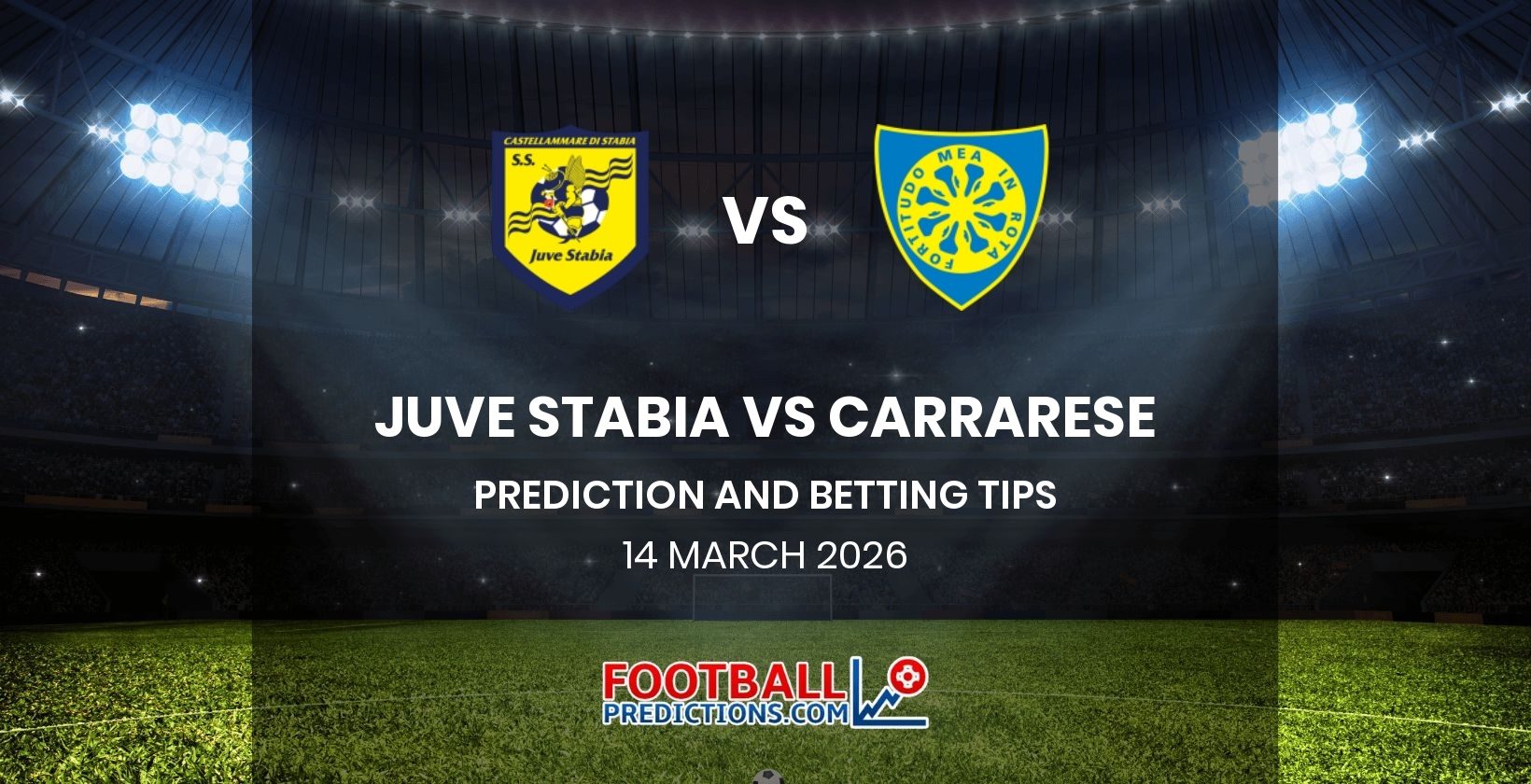 Juve Stabia vs Carrarese Prediction and Betting Tips 14 March 2026