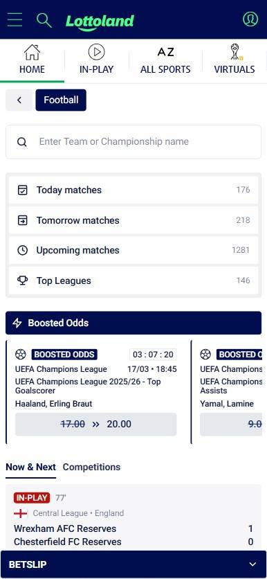 lottoland 1 deposit betting site