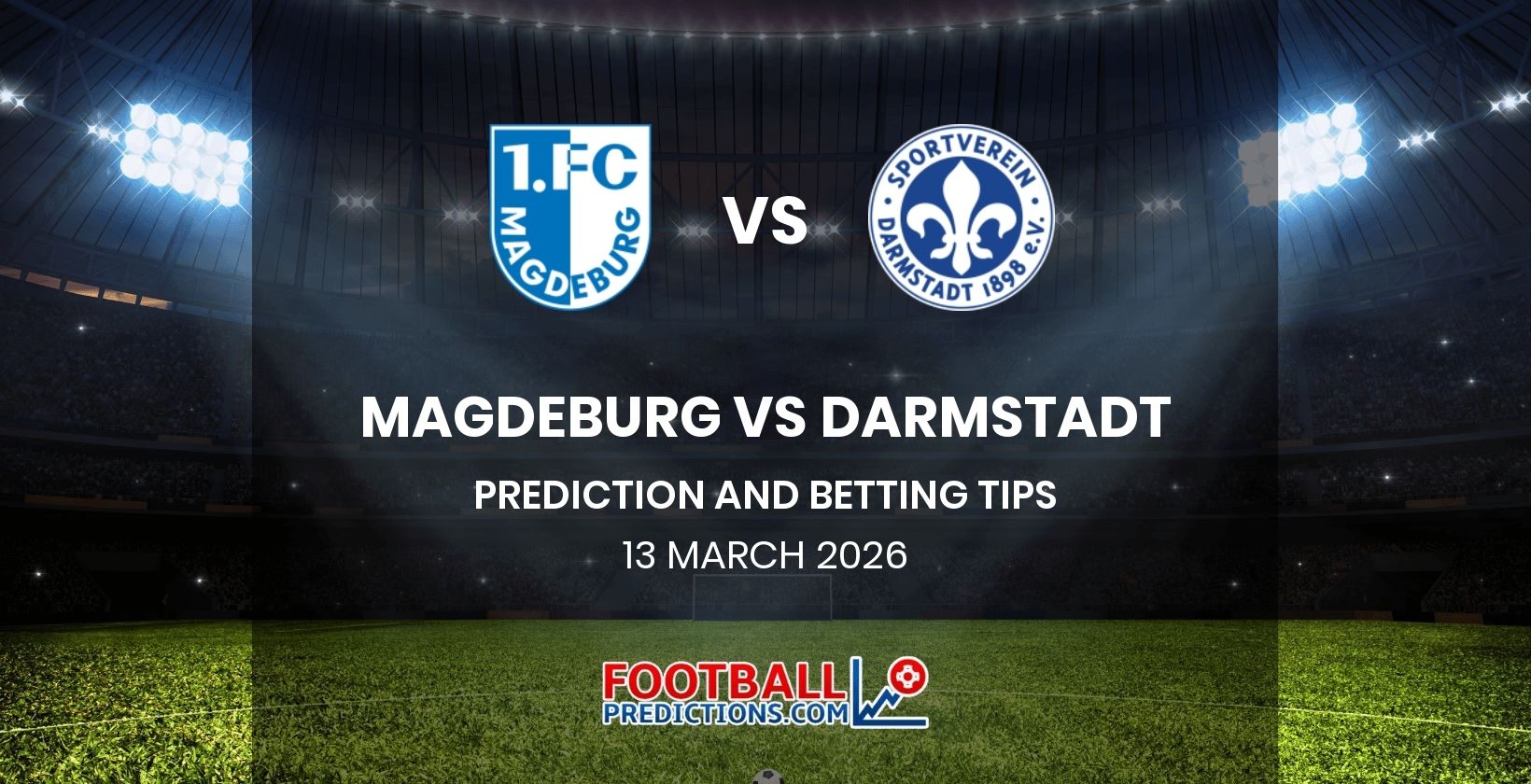 Magdeburg vs Darmstadt Prediction and Betting Tips 13 March 2026