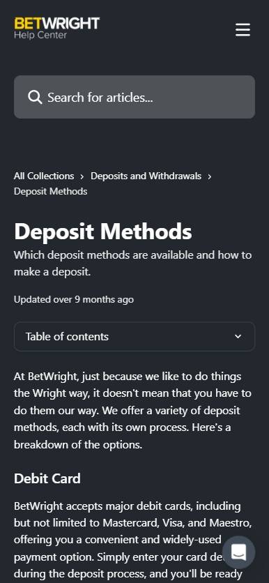 betwright 1 deposit betting site