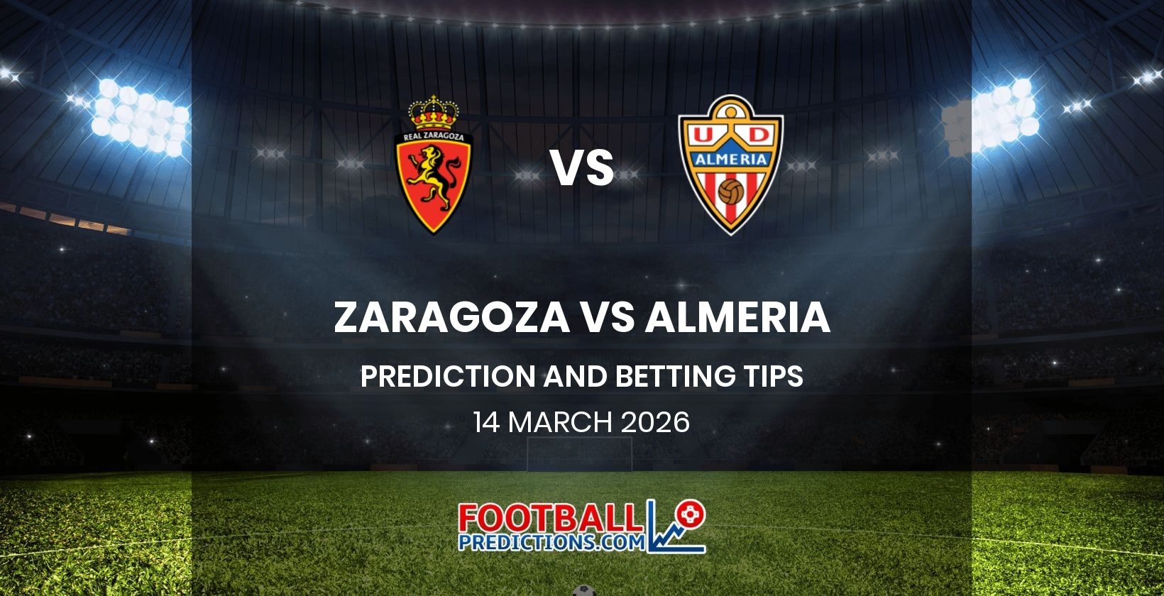 Zaragoza vs Almeria Prediction and Betting Tips 14 March 2026