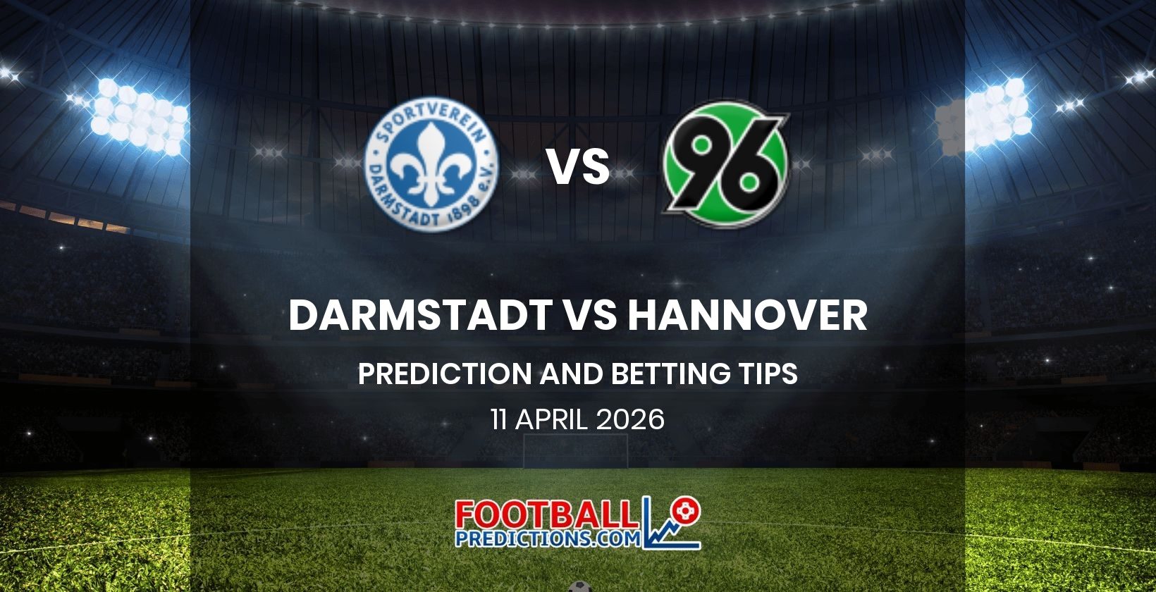 Darmstadt vs Hannover Prediction and Betting Tips 11 April 2026
