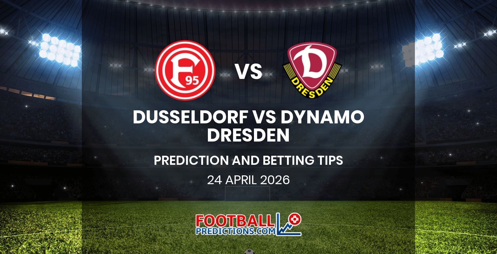 Dusseldorf vs Dynamo Dresden Prediction and Betting Tips 24 April 2026