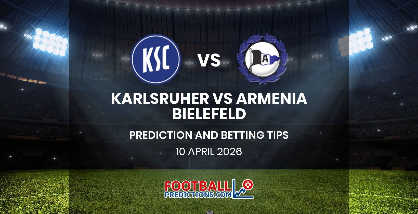 Karlsruher vs Armenia Bielefeld Prediction and Betting Tips 10 April 2026